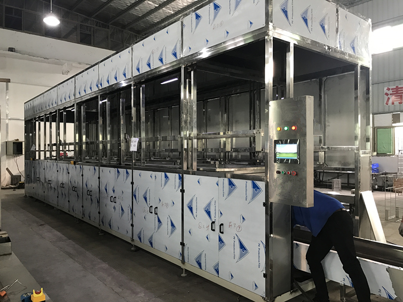 全自動動力電池殼清洗線 全自動動力電池殼清洗線